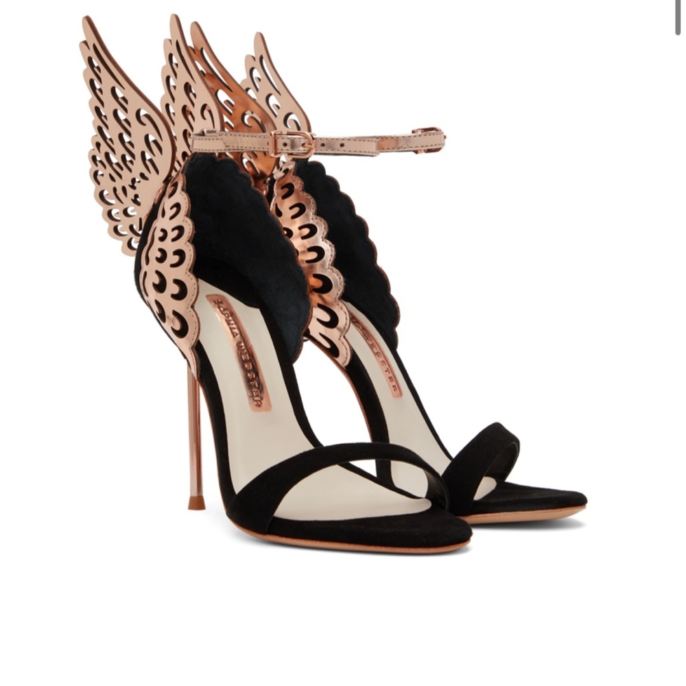 SOPHIA WEBSTER
Black Evangeline Heeled Sandals